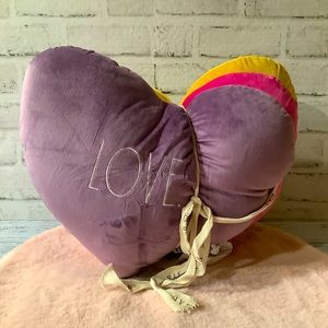 Rae Dunn Set of 3 Heart Shaped Valentine Pillows